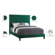 Meridian Furniture Harlie Green Velvet King Bed