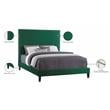 Meridian Furniture Harlie Green Velvet King Bed