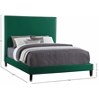 Meridian Furniture Harlie Green Velvet Queen Bed