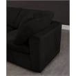 Meridian Furniture Cozy Black Velvet Modular Sectional
