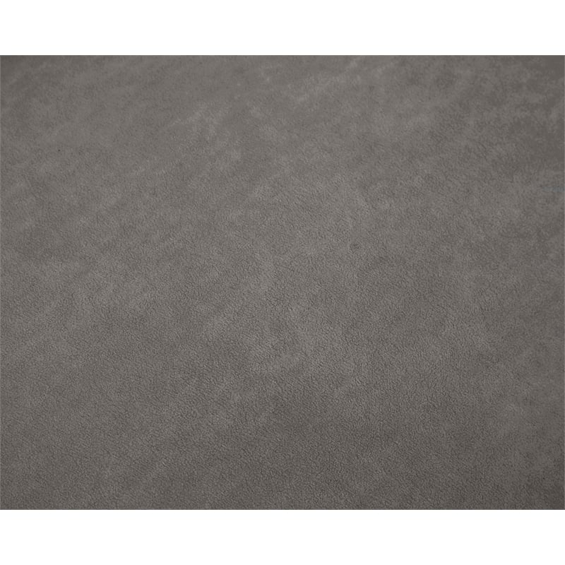 Meridian Furniture Cozy Gray Velvet Modular 3 Piece Armless Sofa