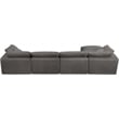 Meridian Furniture Cozy Gray Velvet Modular Sectional