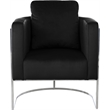 Meridian Furniture Casa Black Velvet Upholstereded Chair