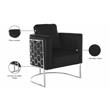 Meridian Furniture Casa Black Velvet Upholstereded Chair
