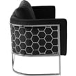Meridian Furniture Casa Black Velvet Upholstereded Loveseat
