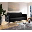 Meridian Furniture Casa Black Velvet Upholstereded Sofa