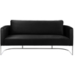 Meridian Furniture Casa Black Velvet Upholstereded Sofa