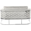 Meridian Furniture Casa Cream Velvet Upholstereded Loveseat