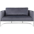 Meridian Furniture Casa Gray Velvet Upholstereded Loveseat