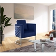 Meridian Furniture Casa Navy Velvet Upholstereded Chair