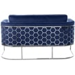 Meridian Furniture Casa Navy Velvet Upholstereded Loveseat