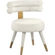 Meridian Furniture Fitzroy Cream Velvet Dining Chair (Set of 2)
