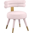 Meridian Furniture Fitzroy Pink Velvet Dining Chair (Set of 2)