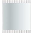 Meridian Furniture Modernist White Medium Gloss Finished Mirror