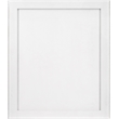 Meridian Furniture Modernist White Medium Gloss Finished Mirror