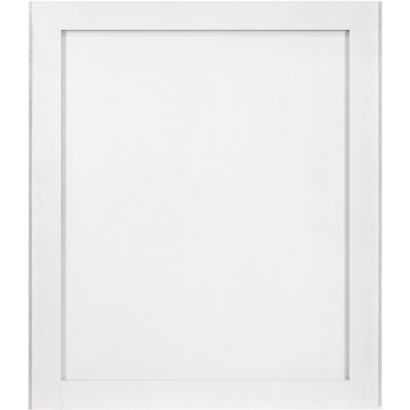 Meridian Furniture Modernist White Medium Gloss Finished Mirror