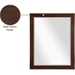 Meridian Furniture Maxine Mirror in Dark Cherry Finish