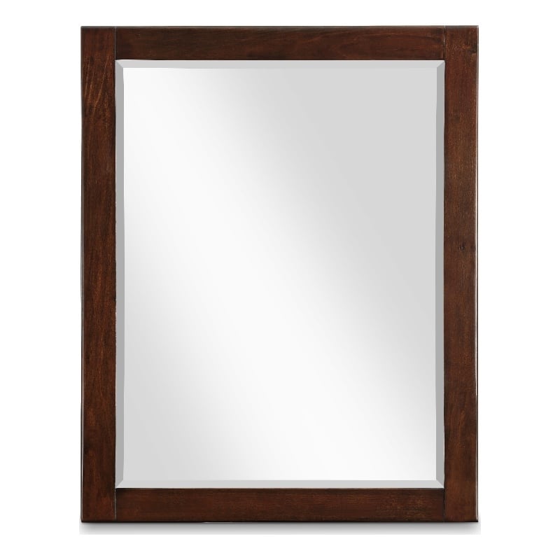 Meridian Furniture Maxine Mirror in Dark Cherry Finish