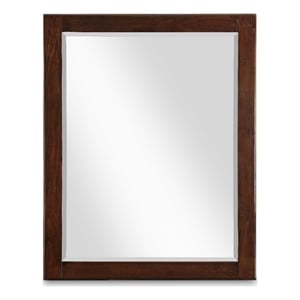 Meridian Furniture Maxine Mirror in Dark Cherry Finish