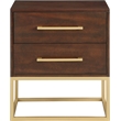 Meridian Furniture Maxine Night Stand in Dark Cherry Finish