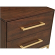 Meridian Furniture Maxine Night Stand in Dark Cherry Finish