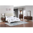 Meridian Furniture Maxine Night Stand in Dark Cherry Finish
