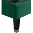 Meridian Furniture Harlie Green Velvet Twin Bed