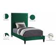 Meridian Furniture Harlie Green Velvet Twin Bed