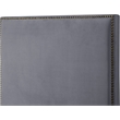 Meridian Furniture Harlie Gray Velvet King Bed