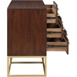 Meridian Furniture Maxine Dresser in Dark Cherry Finish
