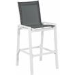 Meridian Furniture Nizuc Grey Outdoor Patio Mesh Barstool (Set of 2)