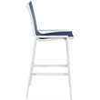 Meridian Furniture Nizuc Navy Outdoor Patio Mesh Barstool (Set of 2)
