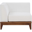 Meridian Furniture Rio Off White Water Resisting Corner Chair