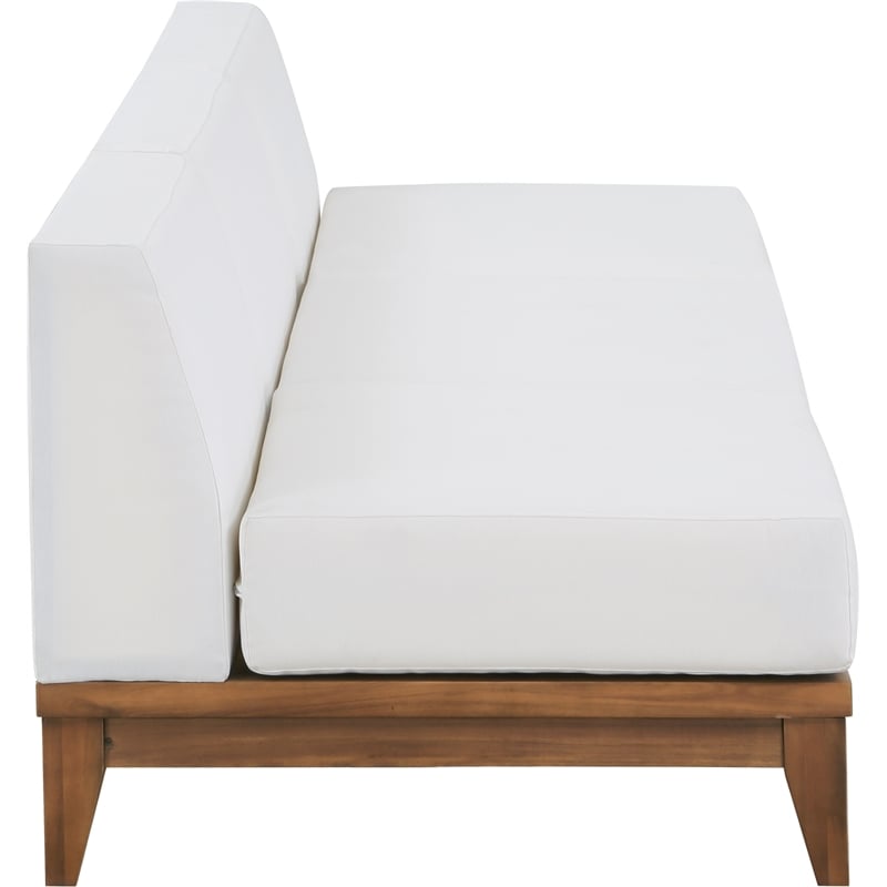 Meridian Furniture Rio Off White Water Resisting Fabric Modular Sofa