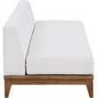 Meridian Furniture Rio Off White Water Resisting Fabric Modular Sofa