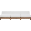 Meridian Furniture Rio Off White Water Resisting Fabric Modular Sofa