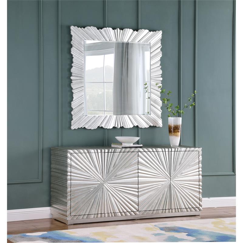 Meridian Furniture Silverton Silver Sideboard/Buffet