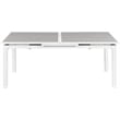 Meridian Furniture Nizuc Grey Wood Outdoor Patio Extendable Dining Table