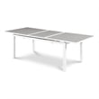 Meridian Furniture Nizuc Grey Wood Outdoor Patio Extendable Dining Table
