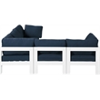 Meridian Furniture Nizuc Navy Outdoor Patio Modular Sectional