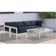Meridian Furniture Nizuc Navy Outdoor Patio Modular Sectional
