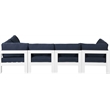 Meridian Furniture Nizuc Navy Outdoor Patio Modular Sectional