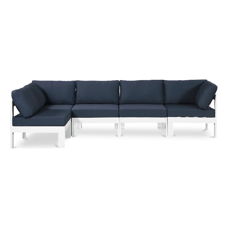 Meridian Furniture Nizuc Navy Outdoor Patio Modular Sectional
