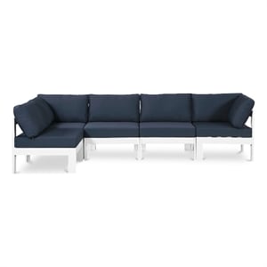 Meridian Furniture Nizuc Navy Outdoor Patio Modular Sectional