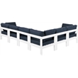 Meridian Furniture Nizuc Navy Outdoor Patio Modular Sectional