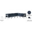 Meridian Furniture Nizuc Navy Outdoor Patio Modular Sectional