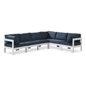 Meridian Furniture Nizuc Navy Outdoor Patio Modular Sectional