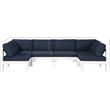 Meridian Furniture Nizuc Navy Outdoor Patio Modular Sectional