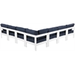 Meridian Furniture Nizuc Navy Outdoor Patio Modular Sectional