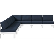 Meridian Furniture Nizuc Navy Outdoor Patio Modular Sectional